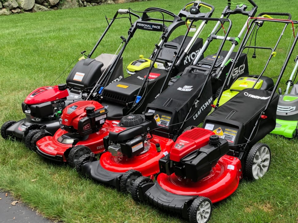Different lawn mowers
